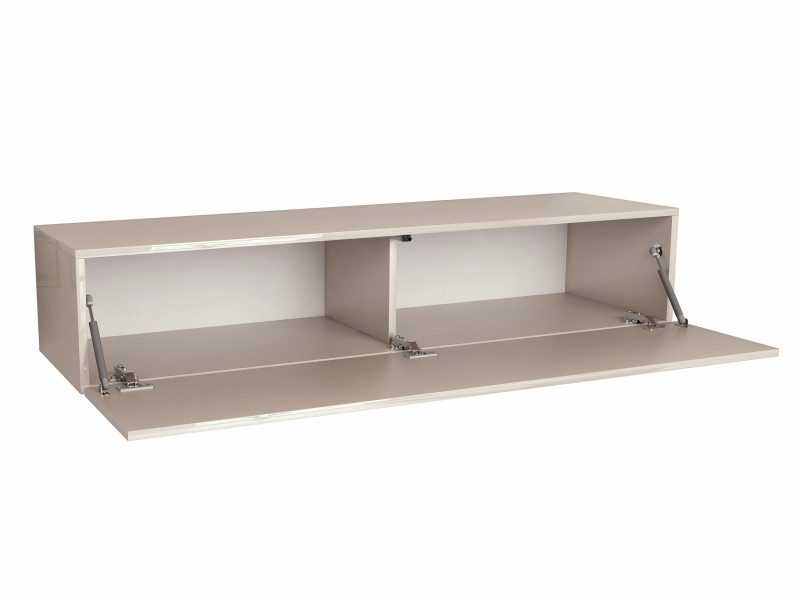 TV-Lowboard Galizia 140cm Kaschmir Hochglanz Hängend