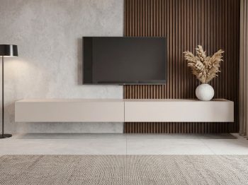 TV-Lowboard Galizia 240 cm Kaschmir Matt Hängend