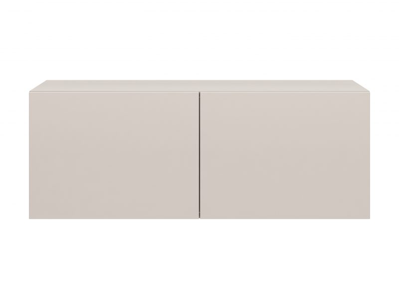 TV-Lowboard Sanremo 100cm Kaschmir Matt hängend mit zwei Türen