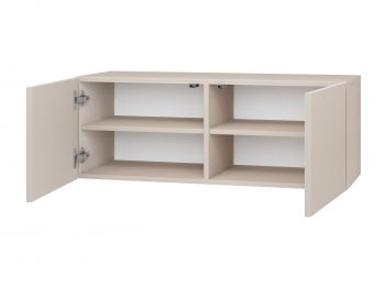 TV-Lowboard Sanremo 100cm Kaschmir Matt hängend mit zwei Türen