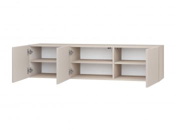TV-Lowboard Sanremo 150cm Kaschmir Matt hängend mit drei Türen