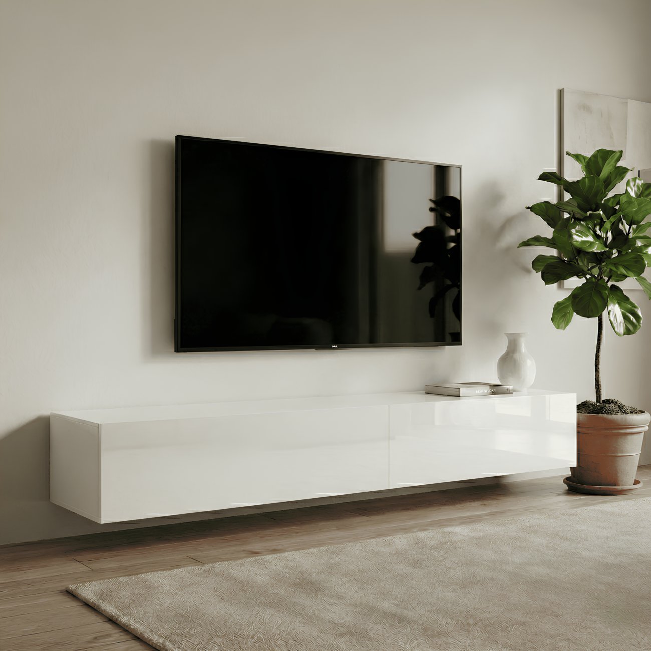 Minimalistische Eleganz im Wohnzimmer